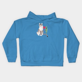 Bogey the Cat in Yellow Kids Hoodie